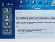Tablet Screenshot of lex-praxis.hu